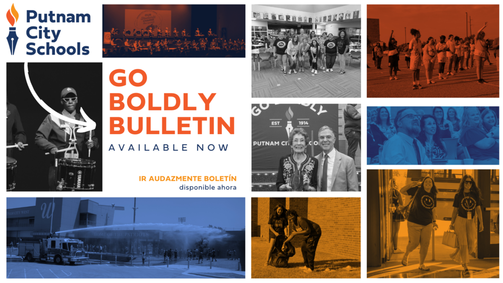 Go Boldly Bulletin graphic