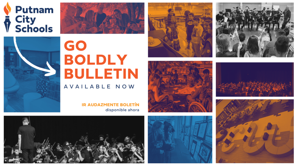 Go Boldly Bulletin graphic