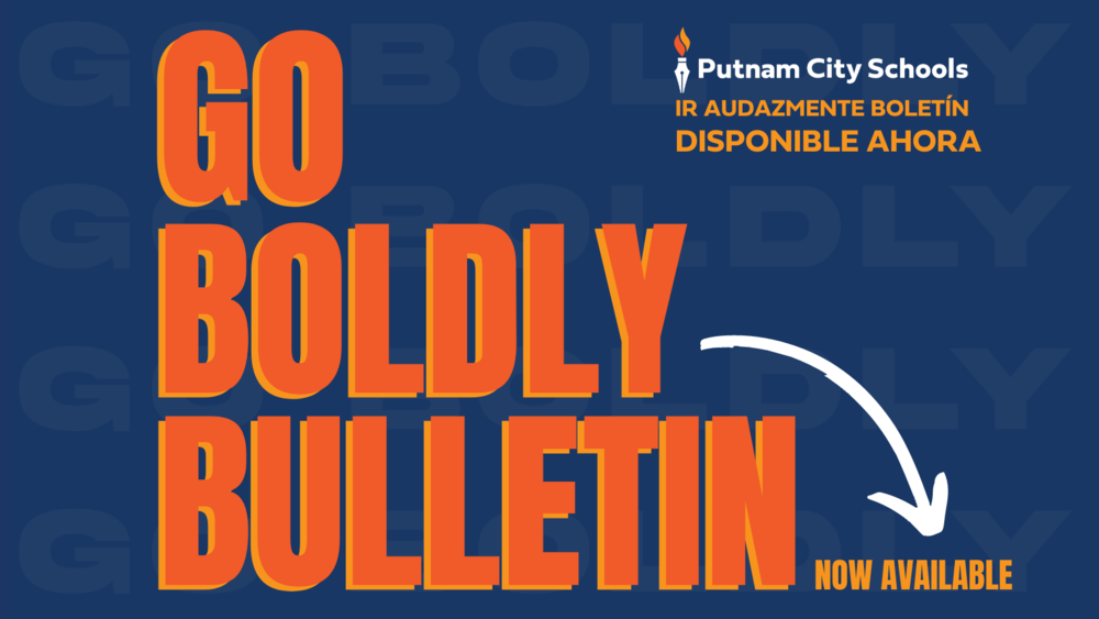 Go Boldly Bulletin graphic